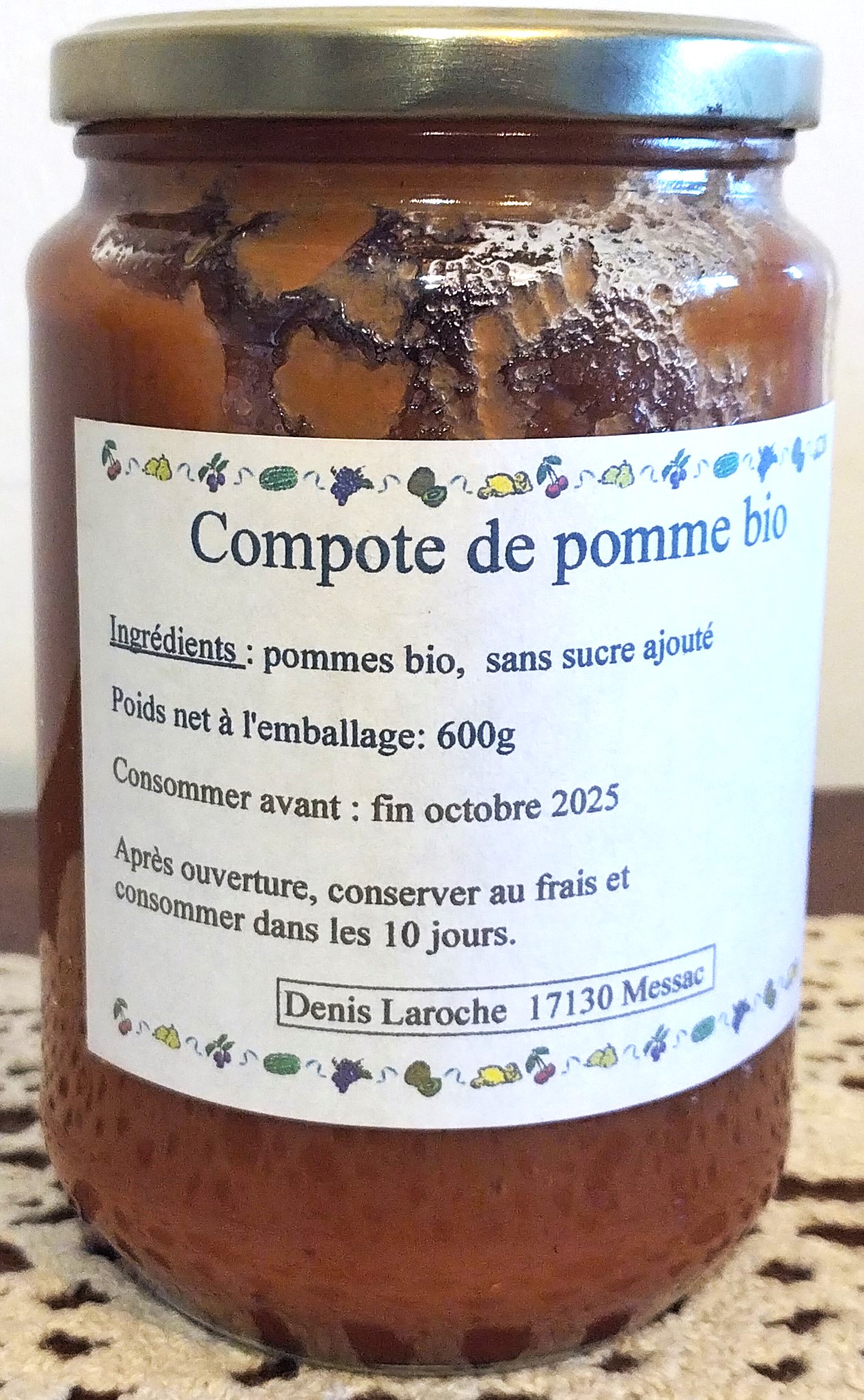 Compote de pommes